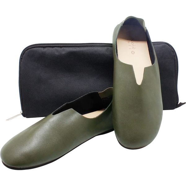 [§PD∞PALAS & DECORELUONNOS] Les Prie Neue Lutz Mobile Slip-on L, green (olive green)