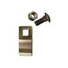 1 - Square Hole Replacement Carbide Auger Tooth w/Hardware - L13-G558