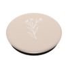 Vanilla / Cream / Beige Botanical Flower Leaf Leaves Boho PopSockets Swappable PopGrip