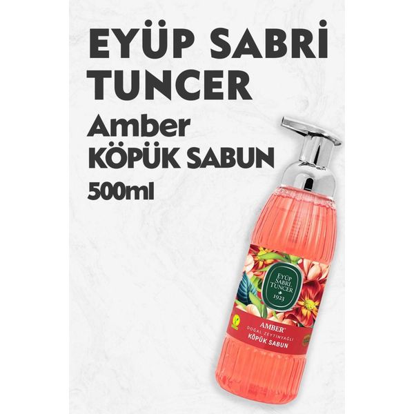 Zeytinyağlı Amber Köpük Sabun 500 ml