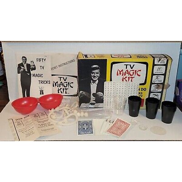 Marshall Brodien TV Magic Kit 1970 RARE Original Box Vintage tricks