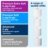 Tork Toilet Paper Roll Wall Mounted Dispenser Black T4, Compact, Elevation Range, 557008