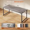 54 X 24 Inch Computer Desk with Deeper Desktop, Gaming Office Writing Work Desk 