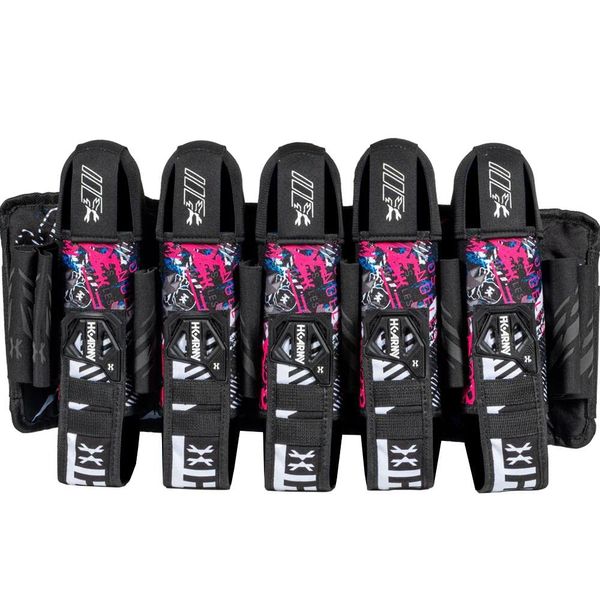 HK Army 5+4 Eject Paintball Harness Pod Pack - Grunge ROC