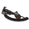 Maypole 1.5 m 7 Pin N Type Curly Extension Lead (Plug To Socket) for Trailer Lighting