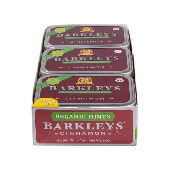 Barkleys Cinnamon Intense Organics 6 x 50 gr.