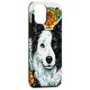 Hülle für iPhone 12/12 Pro Border Collie Ringelblume Hund