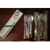 Estia Cascade Flatware 5 Piece Place Setting, Stainless Knife Forks Spoons - NEW