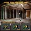 PREXISO 100Ft Laser Level Self Leveling Cross Line Lasers Dual Module 150° Angle