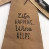 Wine Bag & Bottle Opener Gift Set Eco-Friendly Recyclable Paper