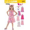 New Look Dresses & Head Scarf Easy Sewing Pattern for Kids 6478