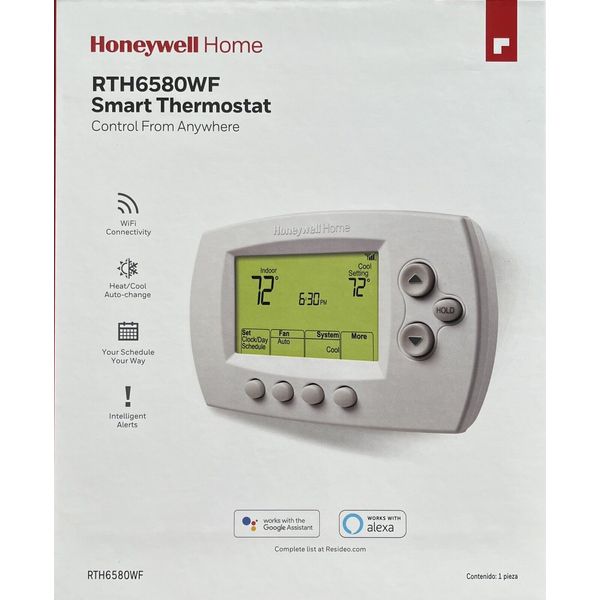 Honeywell Home RTH6580WF Smart Thermostat Wifi Alexa/Google SEALED New in BOX