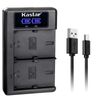 Kastar LP-E6 LKD2 USB Battery Charger Replacement for Canon EOS 6D, EOS 7D SV, EOS 7D Mark II, EOS 60Da, EOS 70D, EOS 80D, Canon BG-E6 BG-E9 BG-E11 BG-E13 BG-E14 BG-E16 BG-E20 BG-E21 BG-E22 Grip