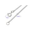 ANTOMUS ®BRITISH MADE SOLID (1.75mm Gauge) REAL SOLID STERLING SILVER 925 Chain for Heavier Weight PENDANTS 18 inch