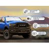 Custom Fit For 2010-2024 Ram 2500 3500 Front Windshield Sun Shade Visor Cover