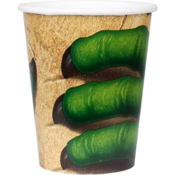 Creative Party PC375012/CRP Dinosaur Disposable Paper Cups-8 Pcs, Multicolor