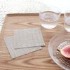 Chilwich Mini Basketweave Coaster Set of 6 (Parchment)