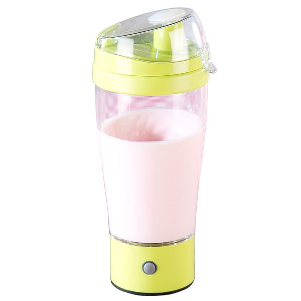 Rosenstein & Söhne Shaker: Selbstrührender Trinkbecher mit elektrischem Quirl, 450 ml, BPA-frei (Protein Shaker, Selbstrührender Becher, Elektrischer Mixer)