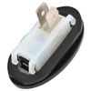 Spares2go Black Gas Hob Push Start Ignition Button Switch for Whirlpool Oven