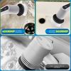 Multi-Purpose Electric Spin Scrubber 9-in-1 Cleaning Brush for Home & Bath