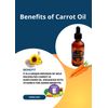 Carrot Oil 60ml, Cold-Pressed & packed with Beta Carotene, Vitamins A, B, C,D& E