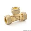 Compression Equal Tee - 15mm
