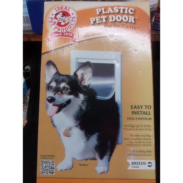 Plastic Pet Door, Brand new.  Easy to install.