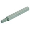 Int. hex. Bit, 75 mm long, 6 mm, 3/8'