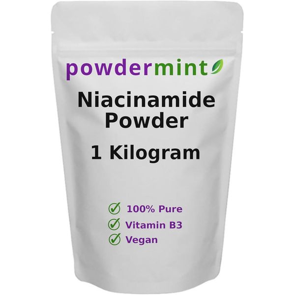 Niacinamide Powder (Vitamin B3) 100% Pure Niacin Powder 500 Mg Flush-Free Sup...