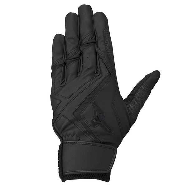MIZUNO Will Drive Red Batting Gloves High School Baseball Rules Model Junior Black x Black JS
