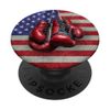 Boxing Gloves Cool and Vintage American Flag Style