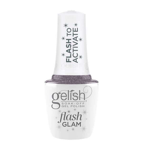 Gelish Flash Glam Gel Polish - Glitter Gel Polish, Glitter Gel Nail Polish, Gel Glitter Nail Polish (Time To Sparkle, 15mL)