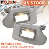 For 2013-2018 Nissan Altima Sun Visor Driver & Passenger Pair Set Lighted Gray