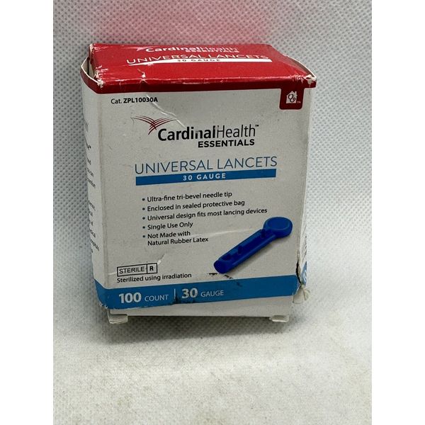 Cardinal Health Essentials Universal Lancets 30 Gauge 100 Count-