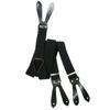 Button-Down Formal Dress Suspenders/Braces, 3.5cm - Black