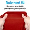 Top Glides Universal Rollator Walker Seat and Backrest Covers (Red)