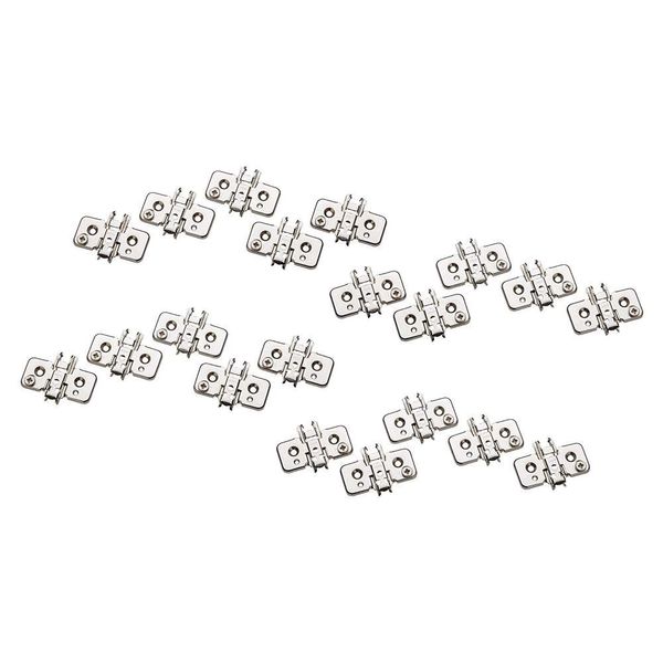 Blum 173H7100 CLIP Top Frameless Mounting Plates, 20-Pack