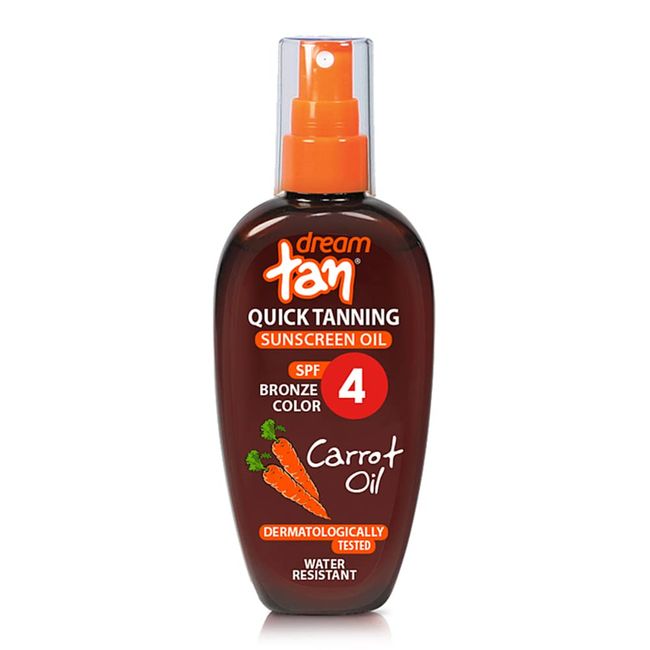 Pharmaid Dream Tan Sunscreen Carrot Oil Quick Tanning SPF 4 100ml | Quick Tanning