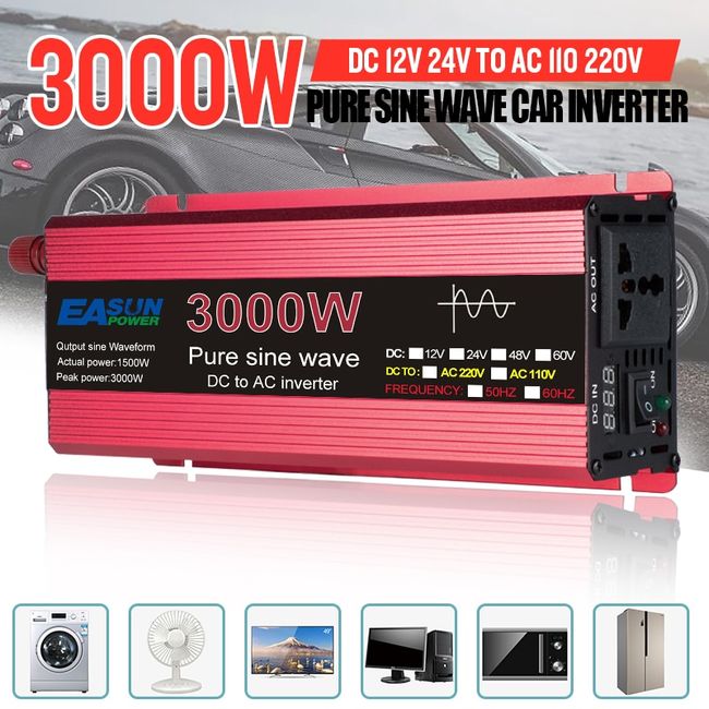 DC/AC 12V 220V 800W 1600W Modified Sine Wave Car Power Inverters - China  car power inverter, Inverter