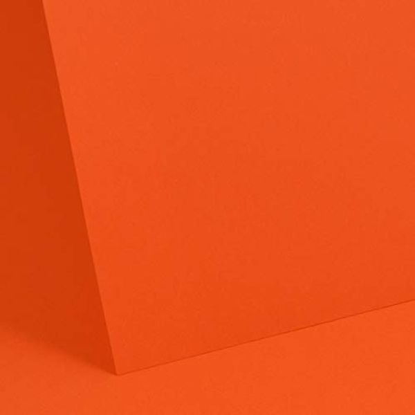 Deep Orange Plain Paper 80gsm - A4 20 Sheets