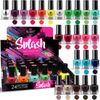 Splash 24 x Nail Polish Varnish Set 24 Different Modern Colours Quick Drying (Set A)