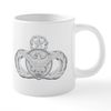 CafePress Security Badge Mug Command 20 oz Ceramic Coffee Mega Mug