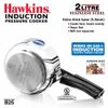 Hawkins B25 Pressure cooker, 2 Litre, Silver