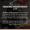 Kaged Creatine Monohydrate Elite - High Absorption Creatine with MAXCatalyst - Unflavored Powder - 60 Servings