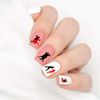 Tango Clear Vinyl (Cut, Peel, & Stick) Nail Designs