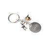 Silver Doe Always Hand Stamped Keychain