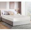 MILVOWOC Queen Satin Fitted Sheet - Ivory White, Soft Bottom - 1 Piece