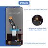 Vvsialeek Replacement OLED Display Compatible with Redmi 14C/14R/A3 Pro/A4 5G/Poco C75 LCD Touch Screen with Toolkit Fingerprint Function