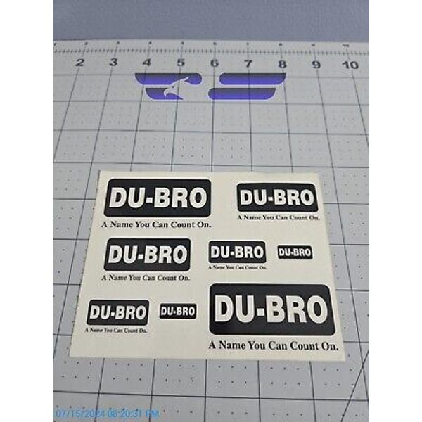 Du-Bro Authentic Sticker Decal Logo RC Plane Airplane Model Products