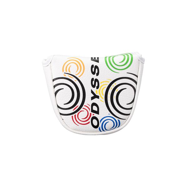 ODYSSEY AUTHENTIC MLT WHT 25 Putter Head Cover (For Putter) White
